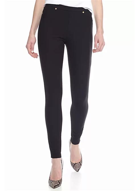 michael kors women's rn 111818 solid pull on leggings|michael michael kors solid pull on leggings .